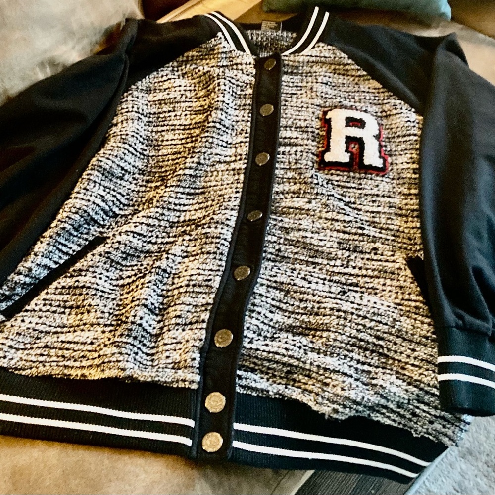 Torrid Rebel Wilson letterman Bomber Jacket size 1